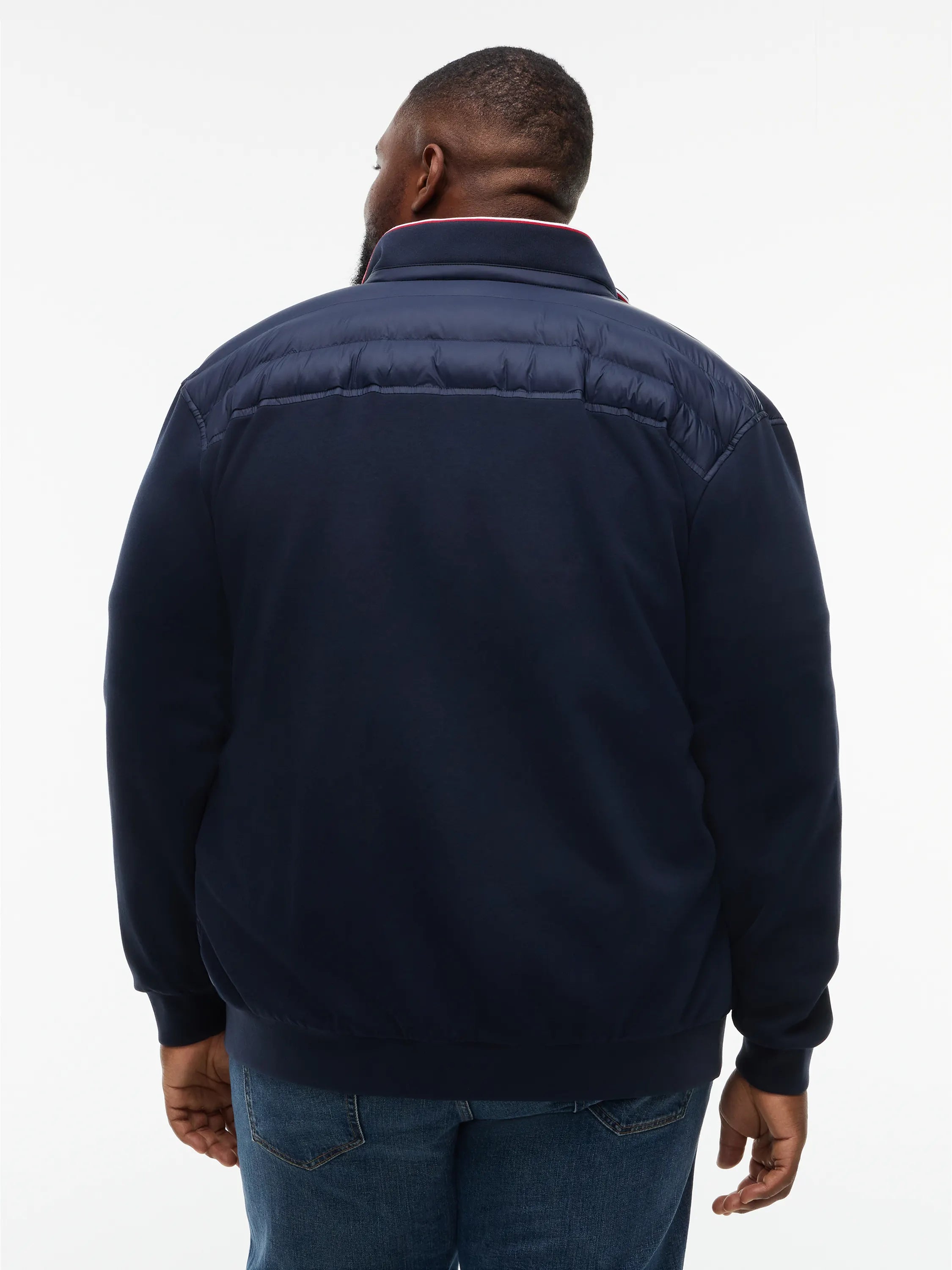 Hybrid-Steppjacke mit Stehkragen