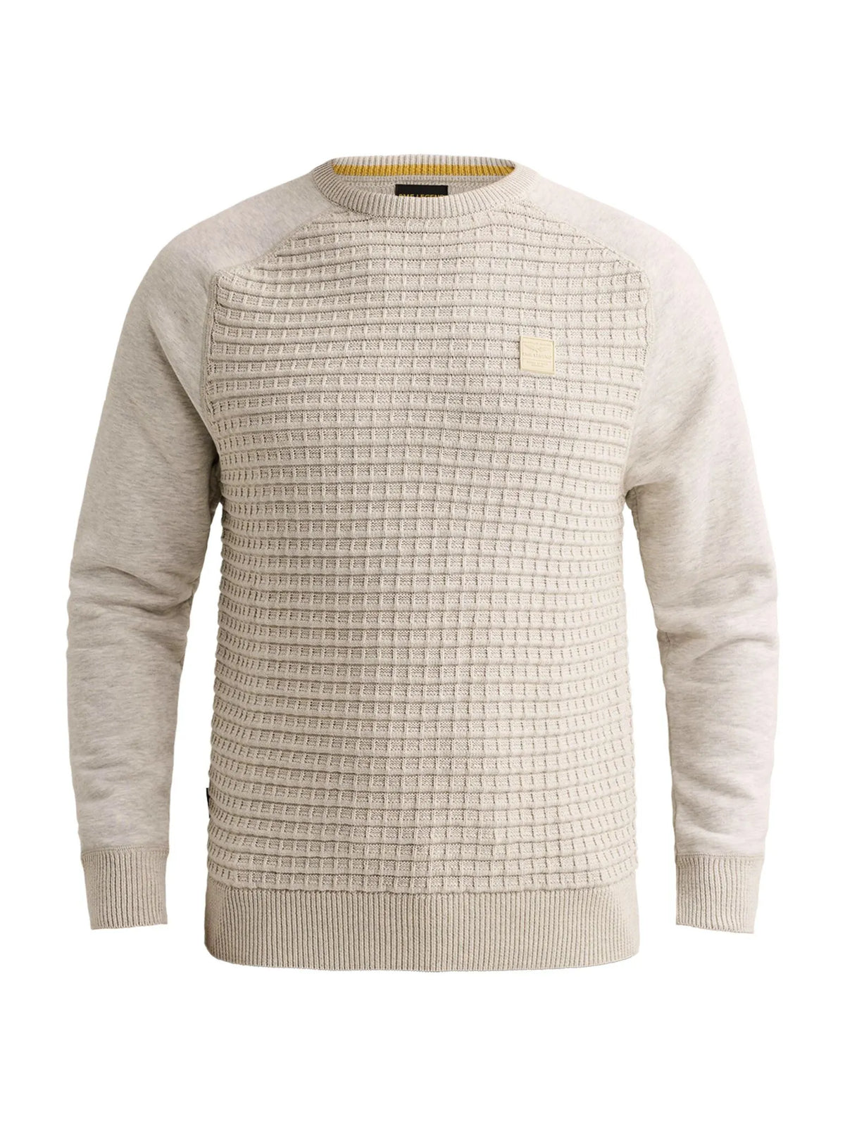 Strickpullover mit Waffelstruktur