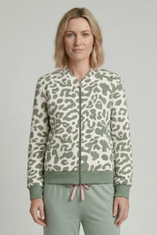 Sweatjacke aus Baumwollmix