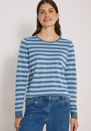 Strickpullover gestreift