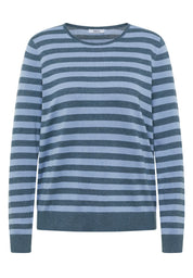 Strickpullover gestreift