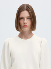 Sweatshirt mit Puffärmeln