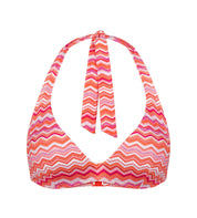 Bikini-Top gemustert