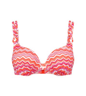 Bikini-Top gemustert mit Bügel