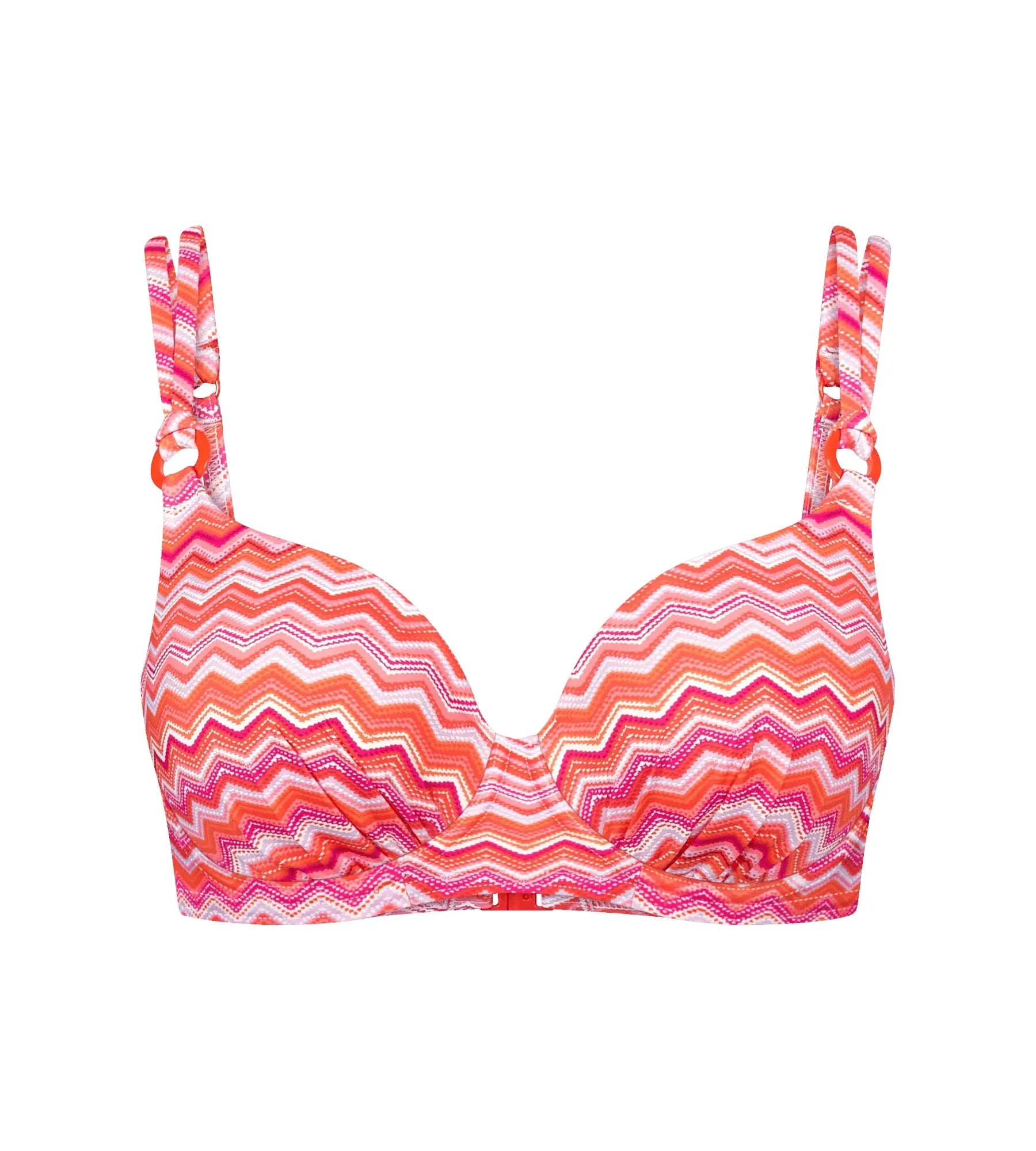 Bikini-Top gemustert mit Bügel