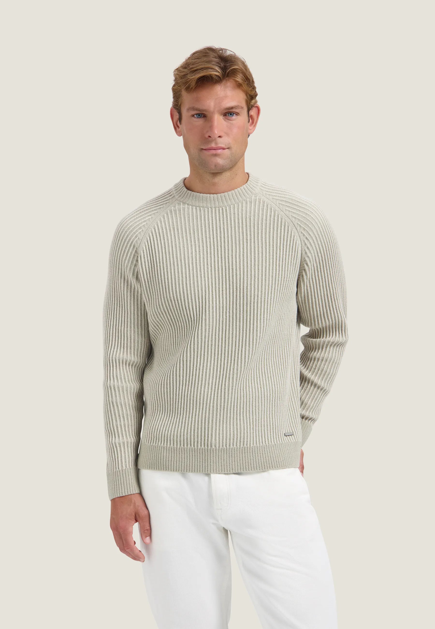 Strickpullover aus Baumwollmix