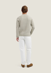 Strickpullover aus Baumwollmix