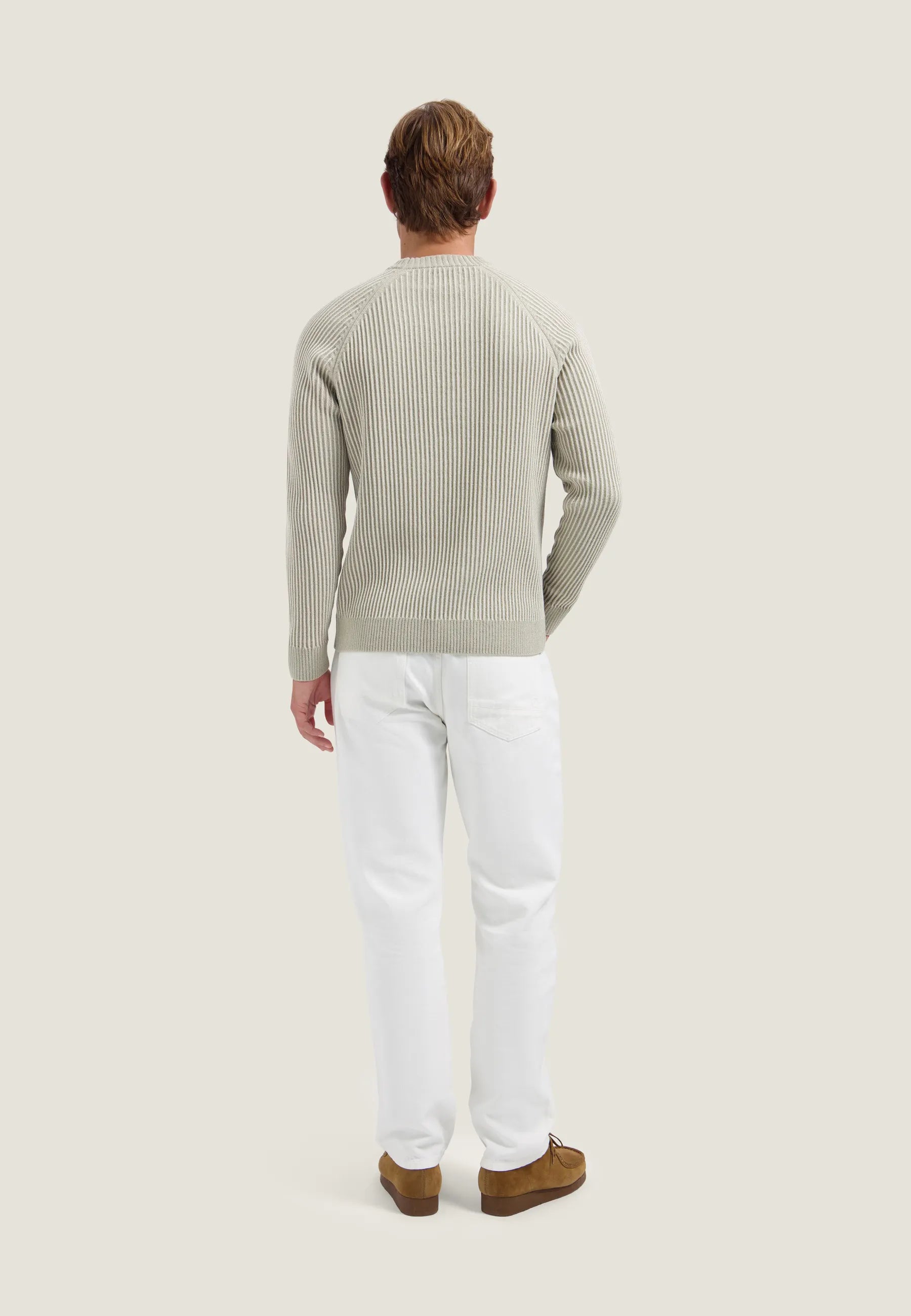 Strickpullover aus Baumwollmix