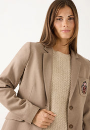Blazer mit Pattentaschen