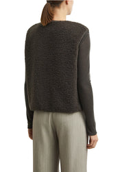Teddy-Weste reversible