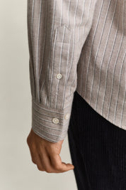 Gestreiftes Flanellhemd