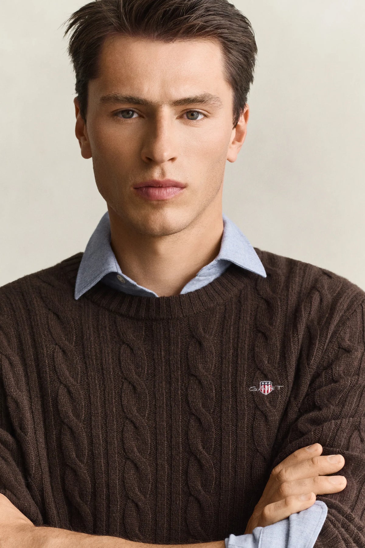 Strickpullover aus Wolle