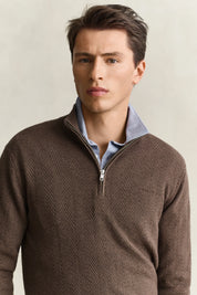 Strickpullover aus Baumwollmix