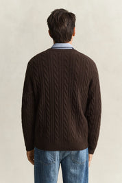 Strickpullover aus Wolle