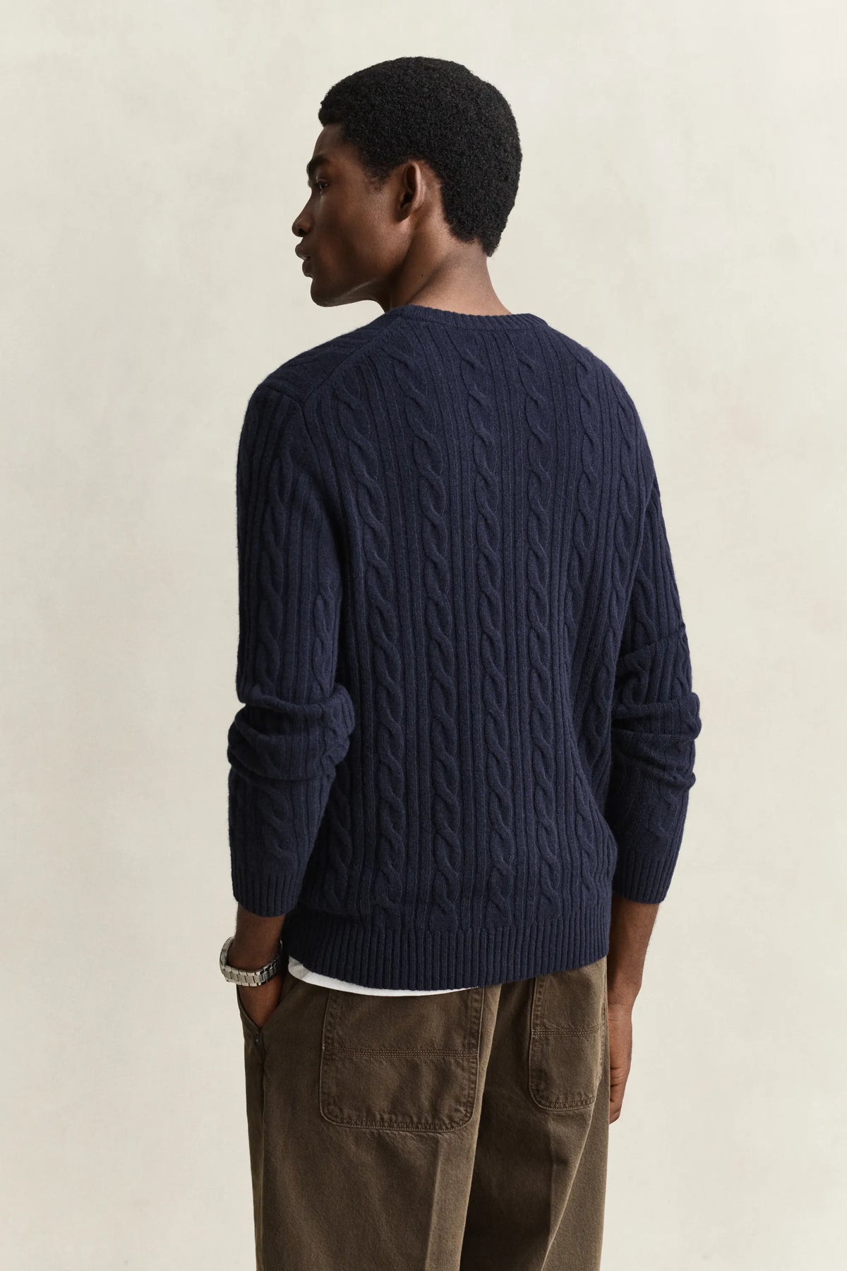 Strickpullover aus Wolle