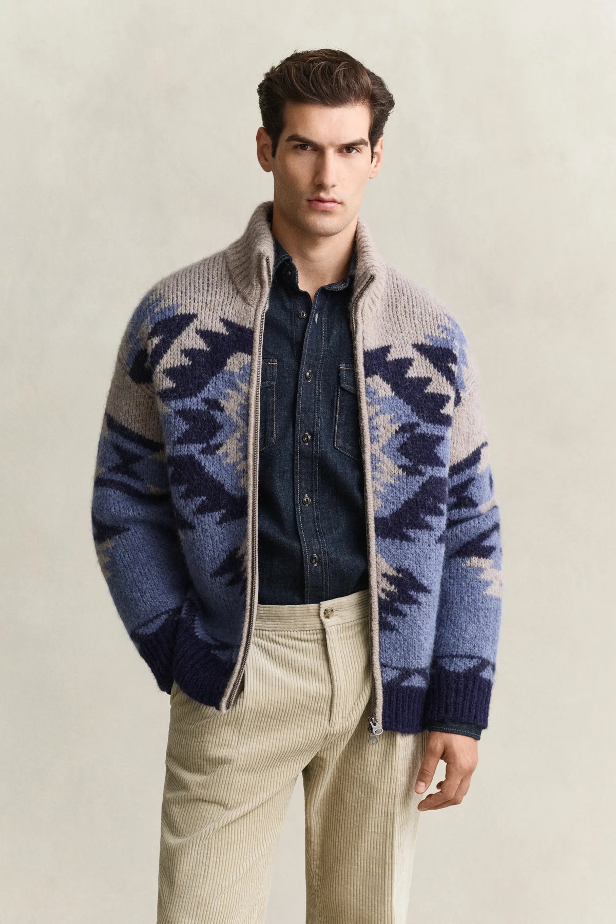 Strickjacke aus Alpakamix