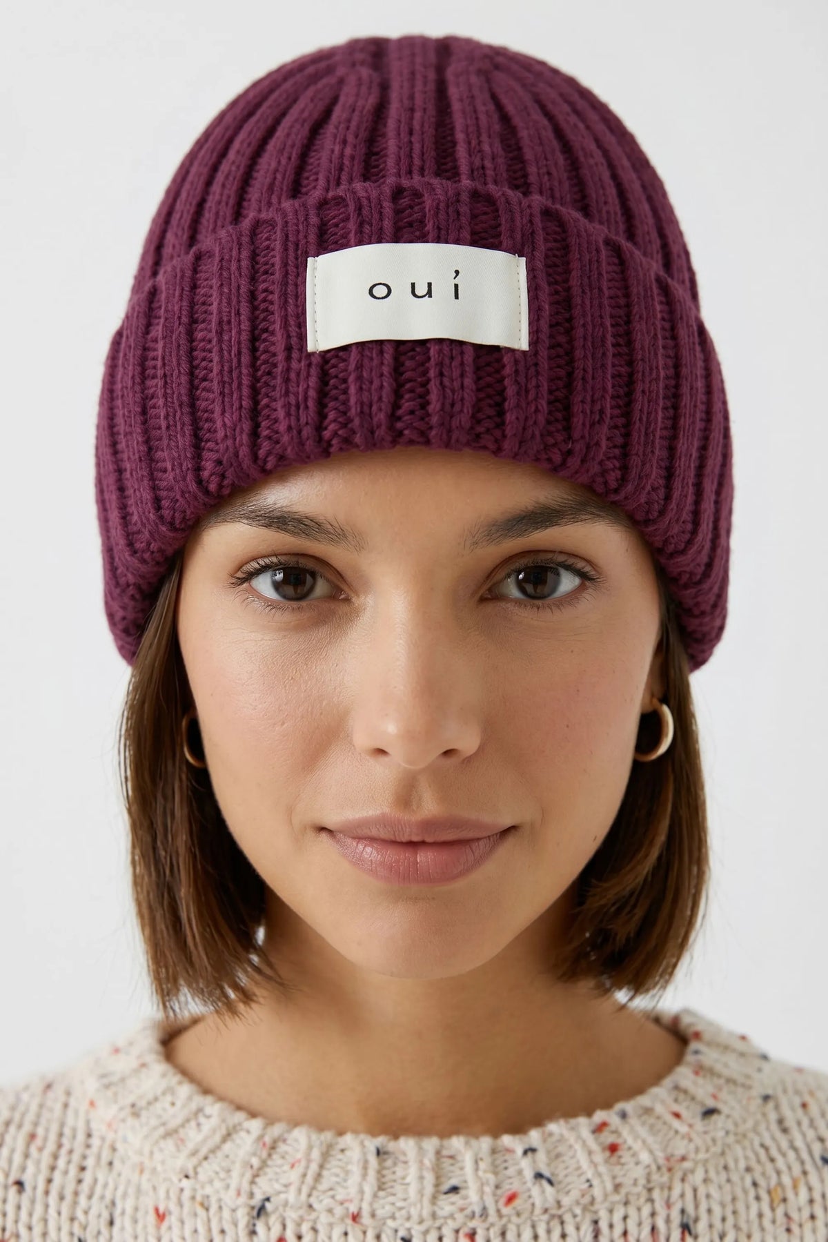 Strickmütze aus Baumwollmix