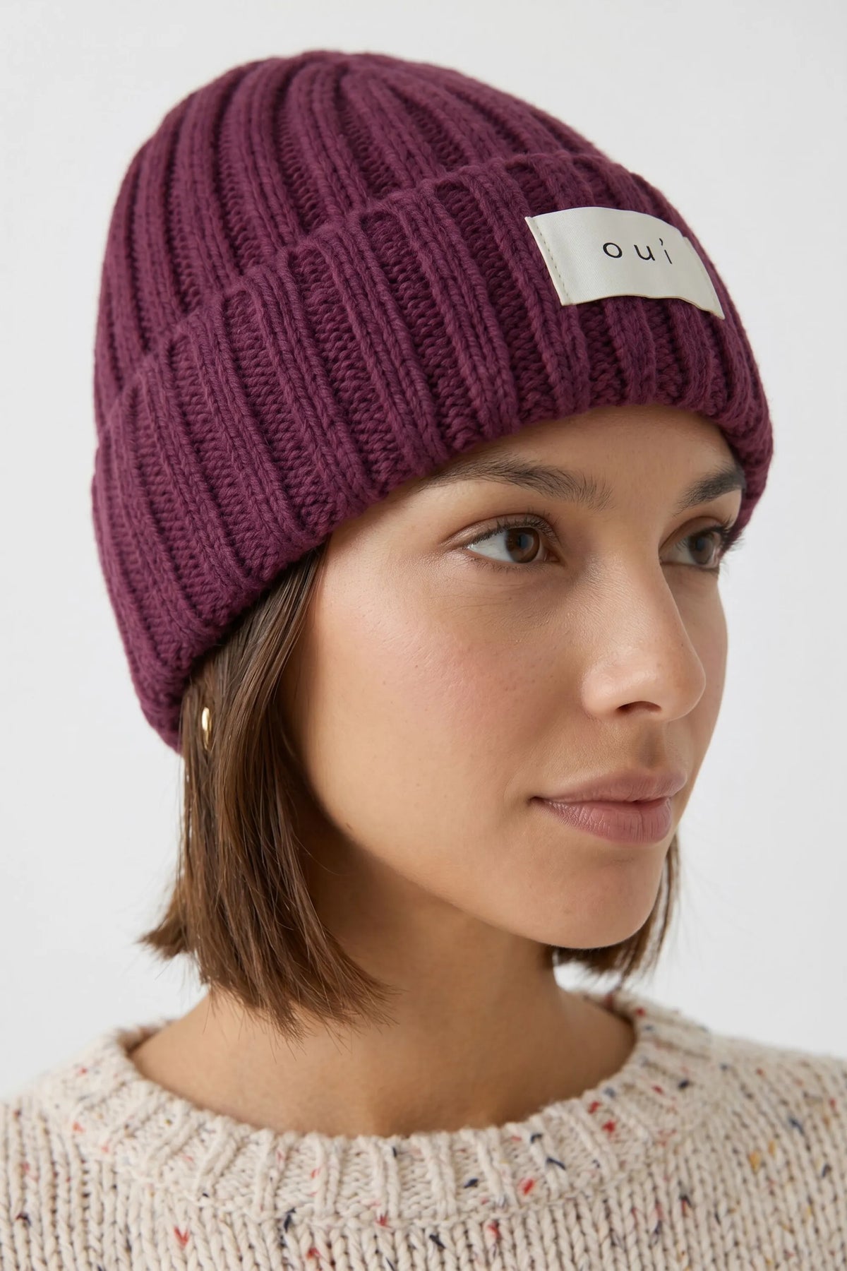 Strickmütze aus Baumwollmix