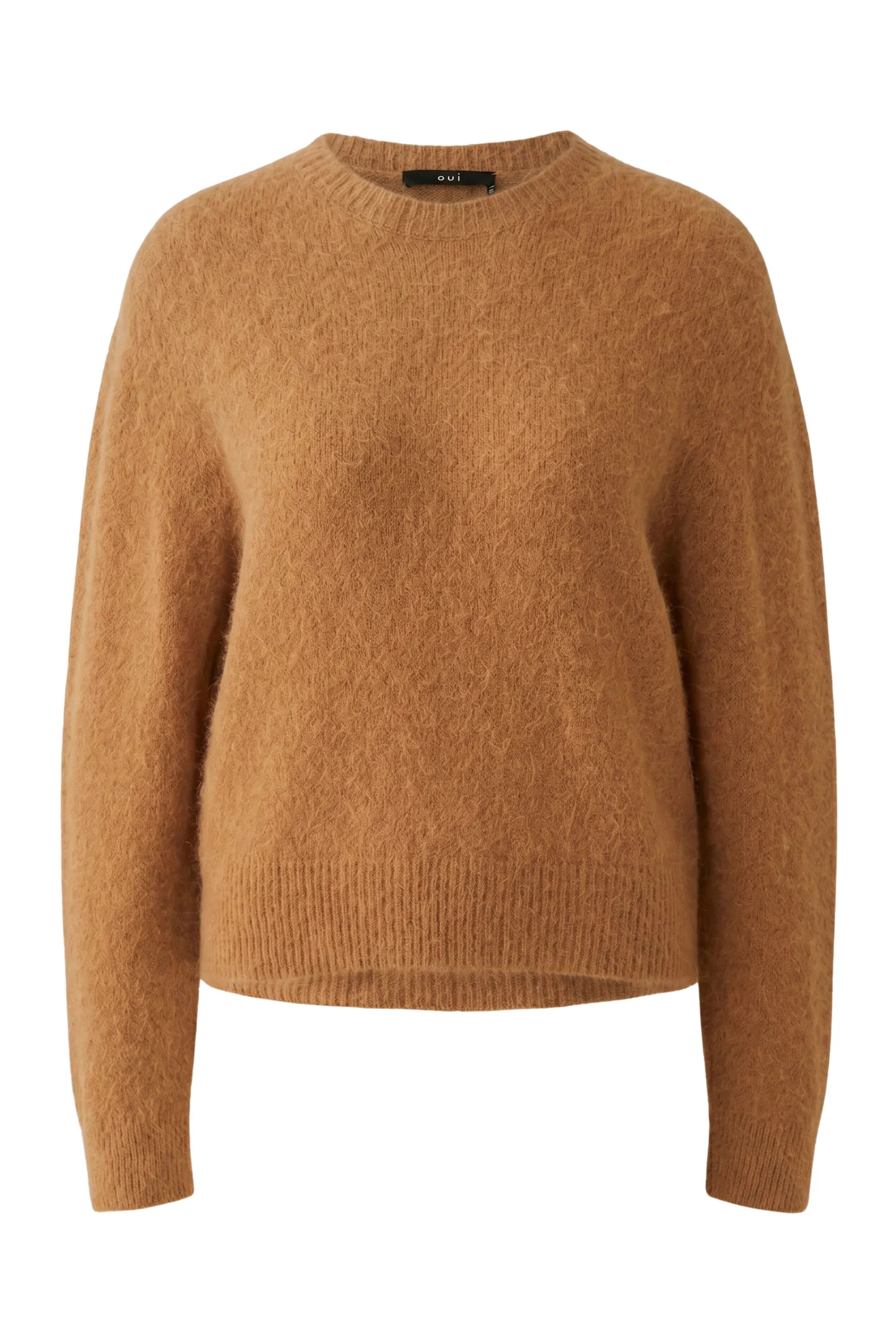 Strickpullover mit Rundhalsausschnitt