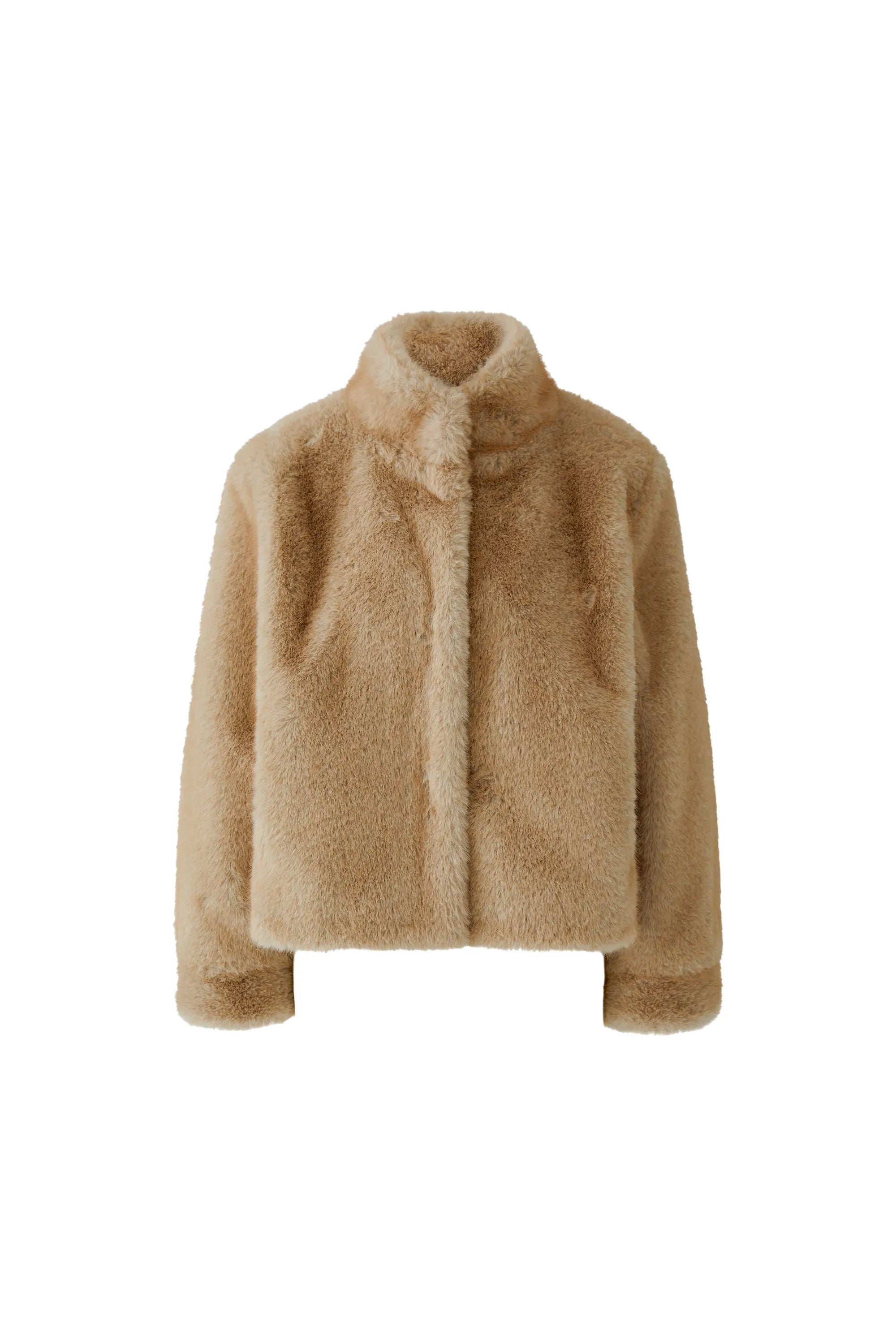 Kuscheljacke aus Kunstfell