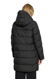 Daunen-Steppjacke mit Kapuze