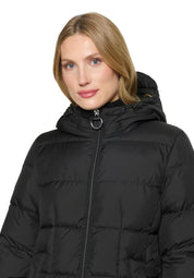 Daunen-Steppjacke mit Kapuze