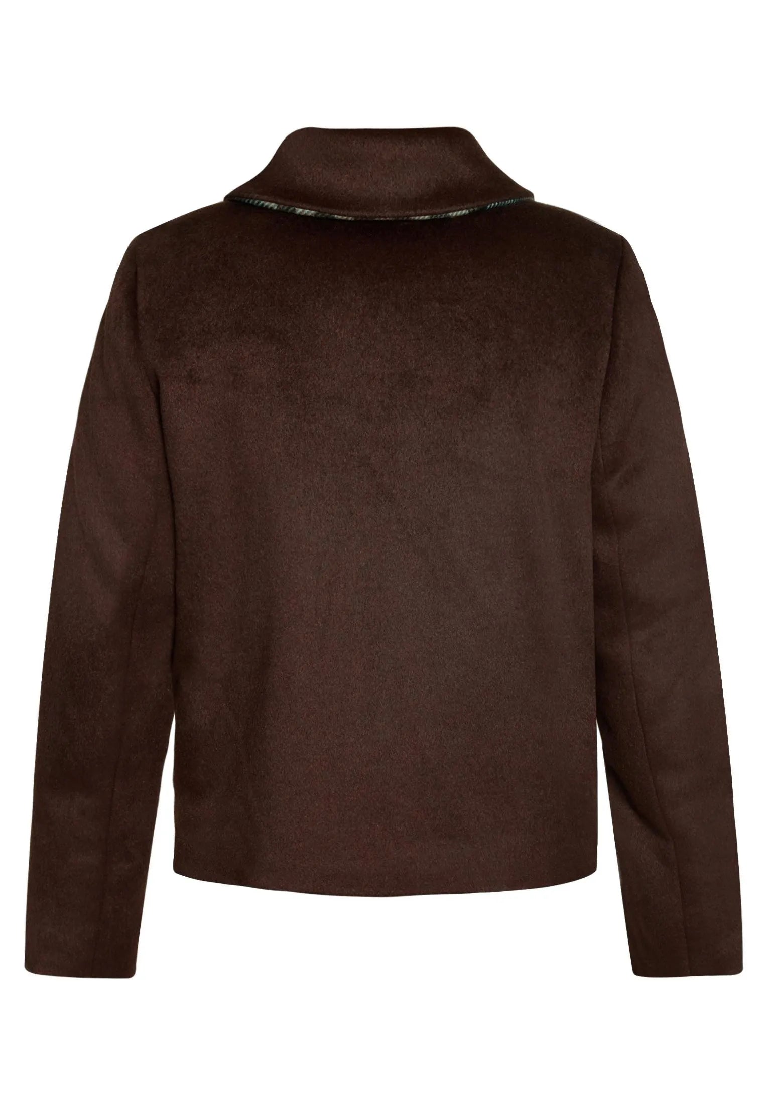 Übergangsjacke mit aufliegendem Kragen