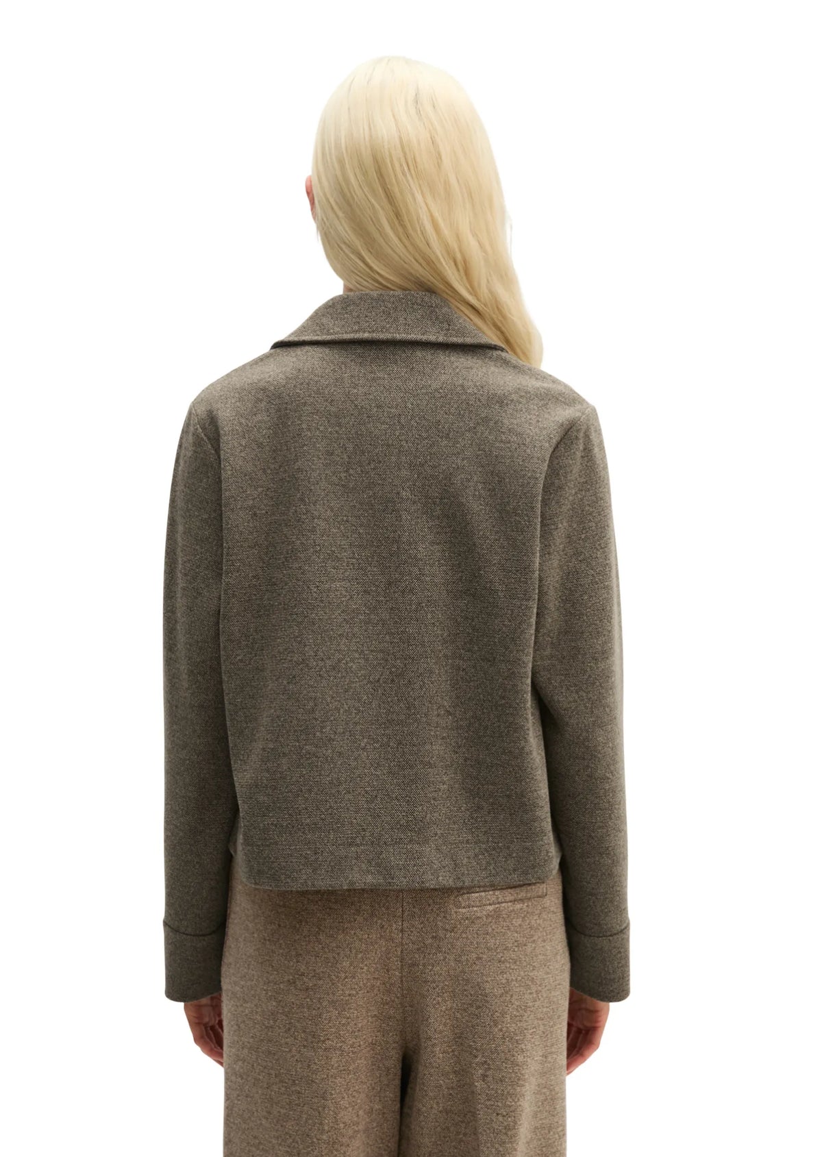 Tweedblazer cropped