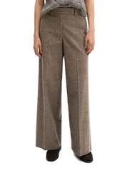 Glencheck-Hose Wide Leg