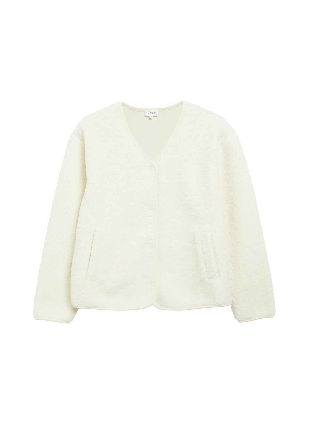 Sweatshirt Jacke mit Teddyvlies