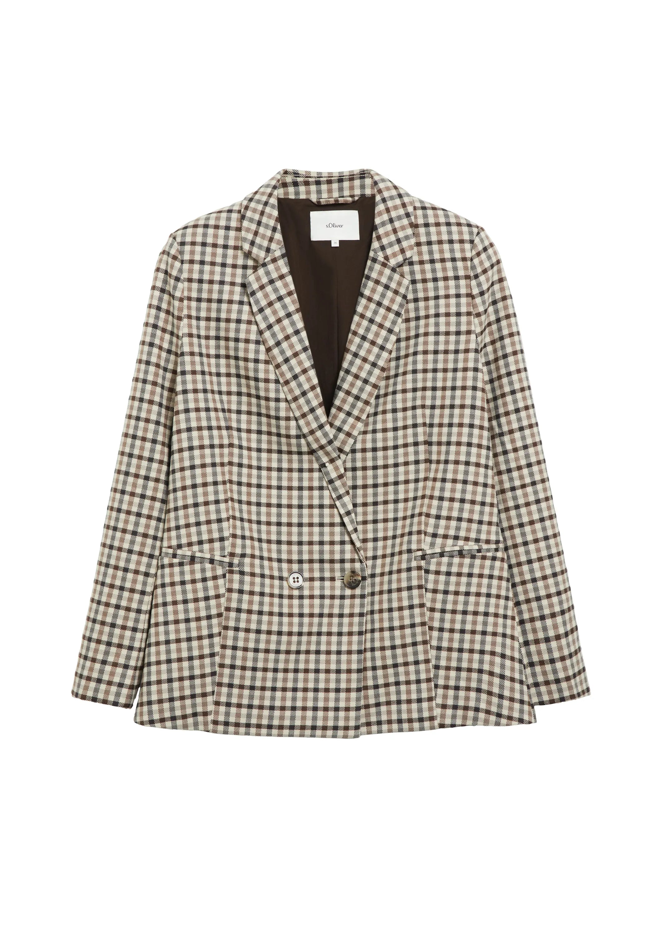 Karierter Blazer