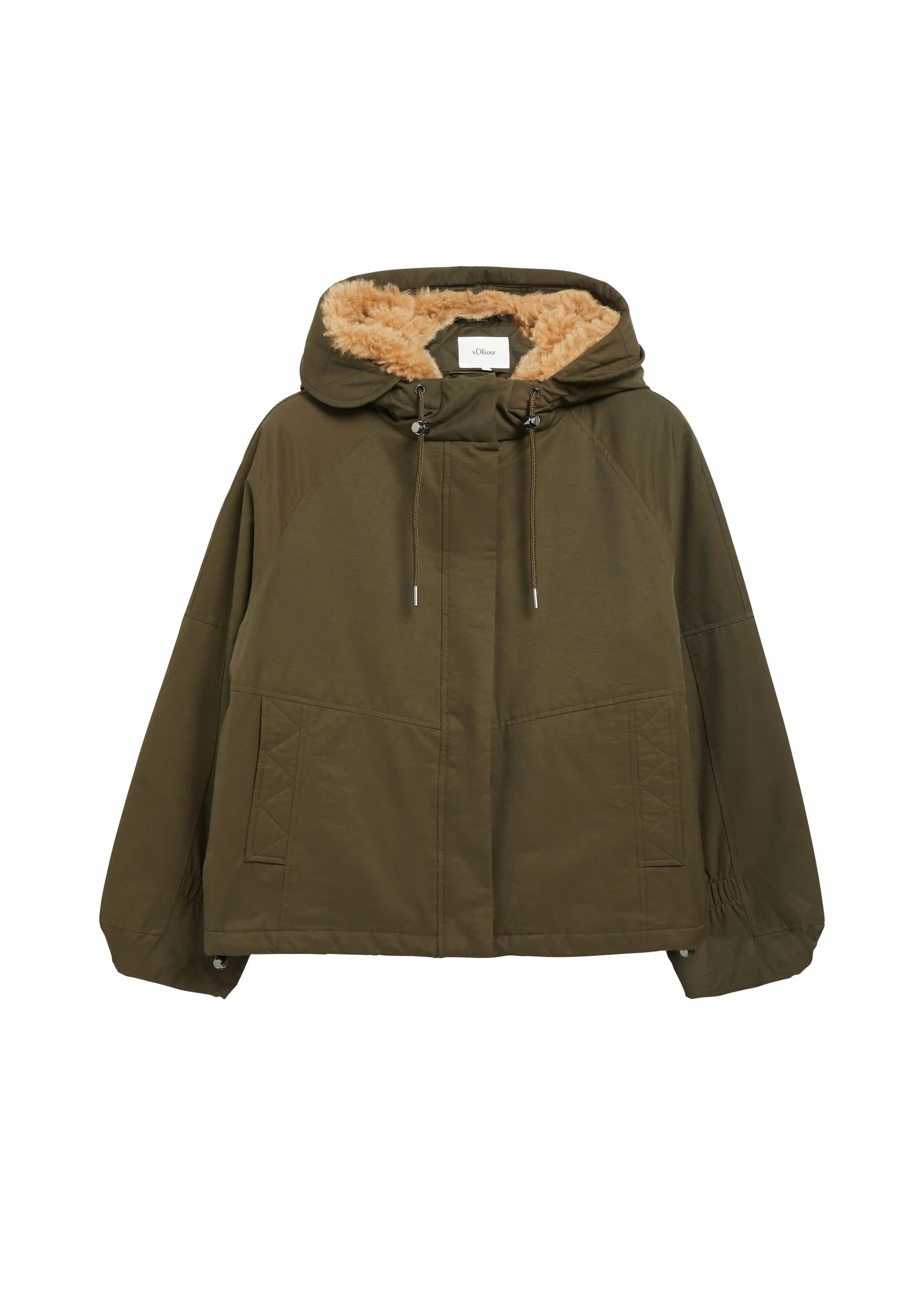 Parka mit Webpelz-Kapuze