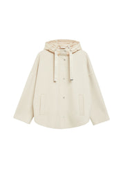 Cape-jacke mit Kapuze