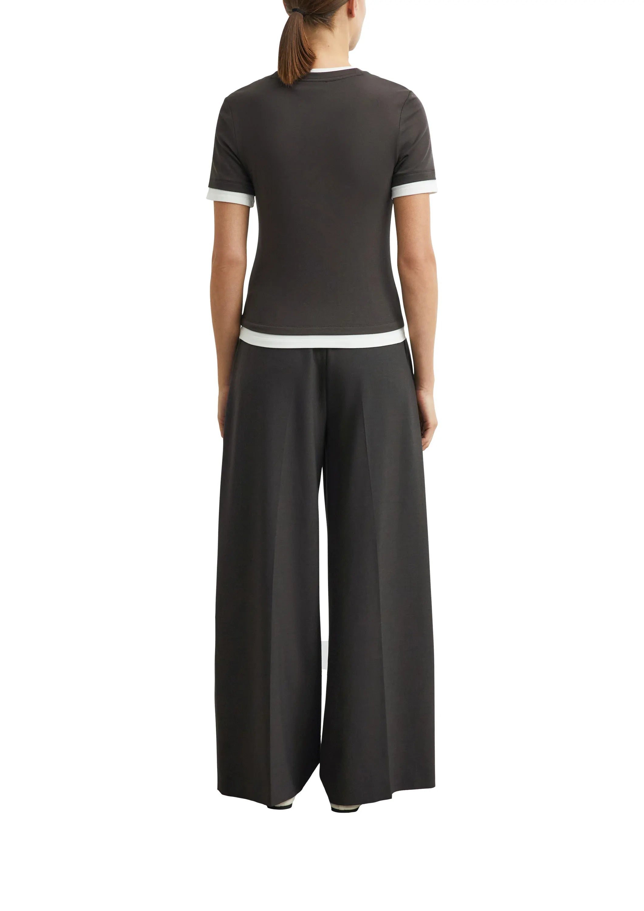 Bundfaltenhose Wide Leg