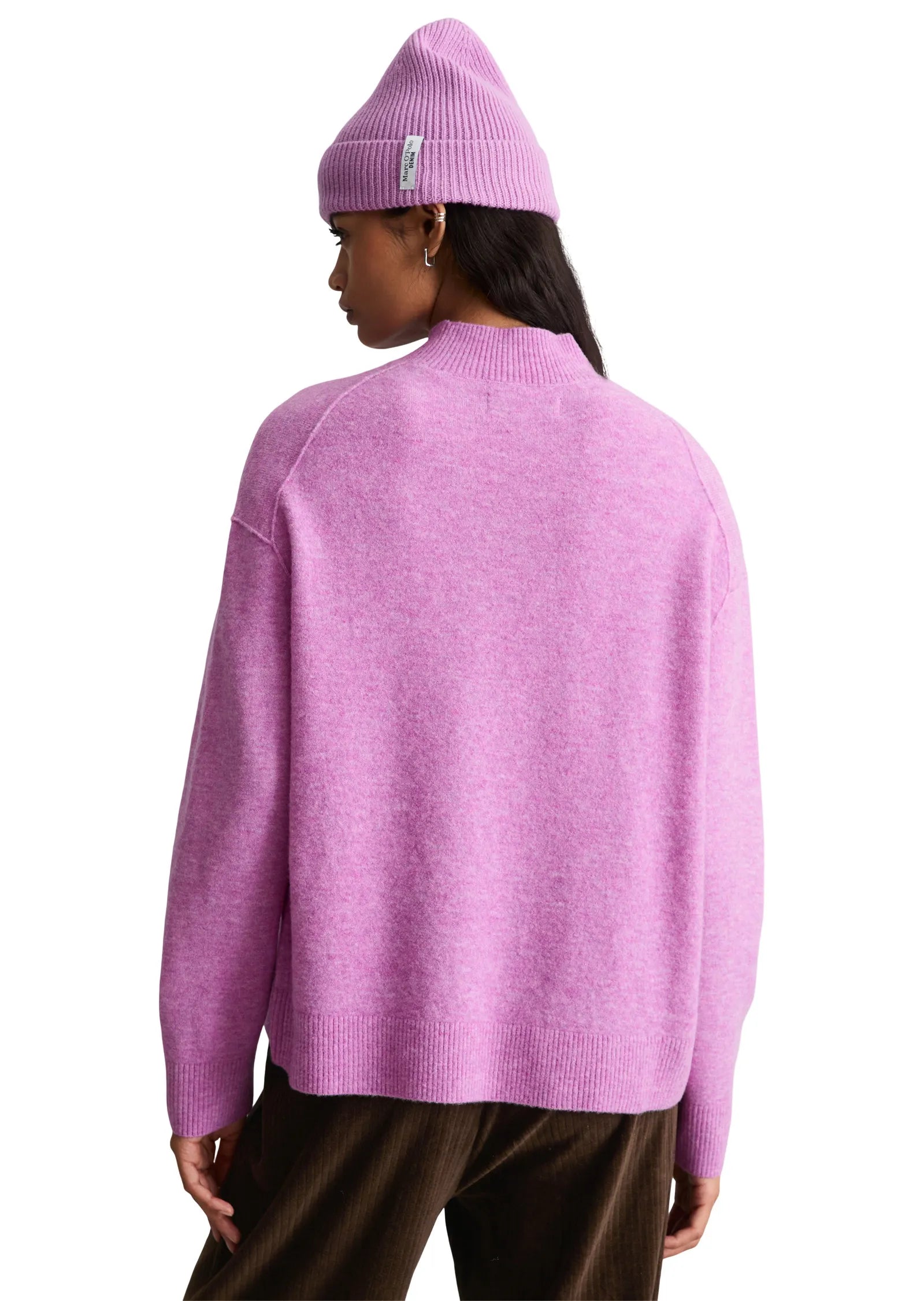 Strickpullover aus Schurwollmix
