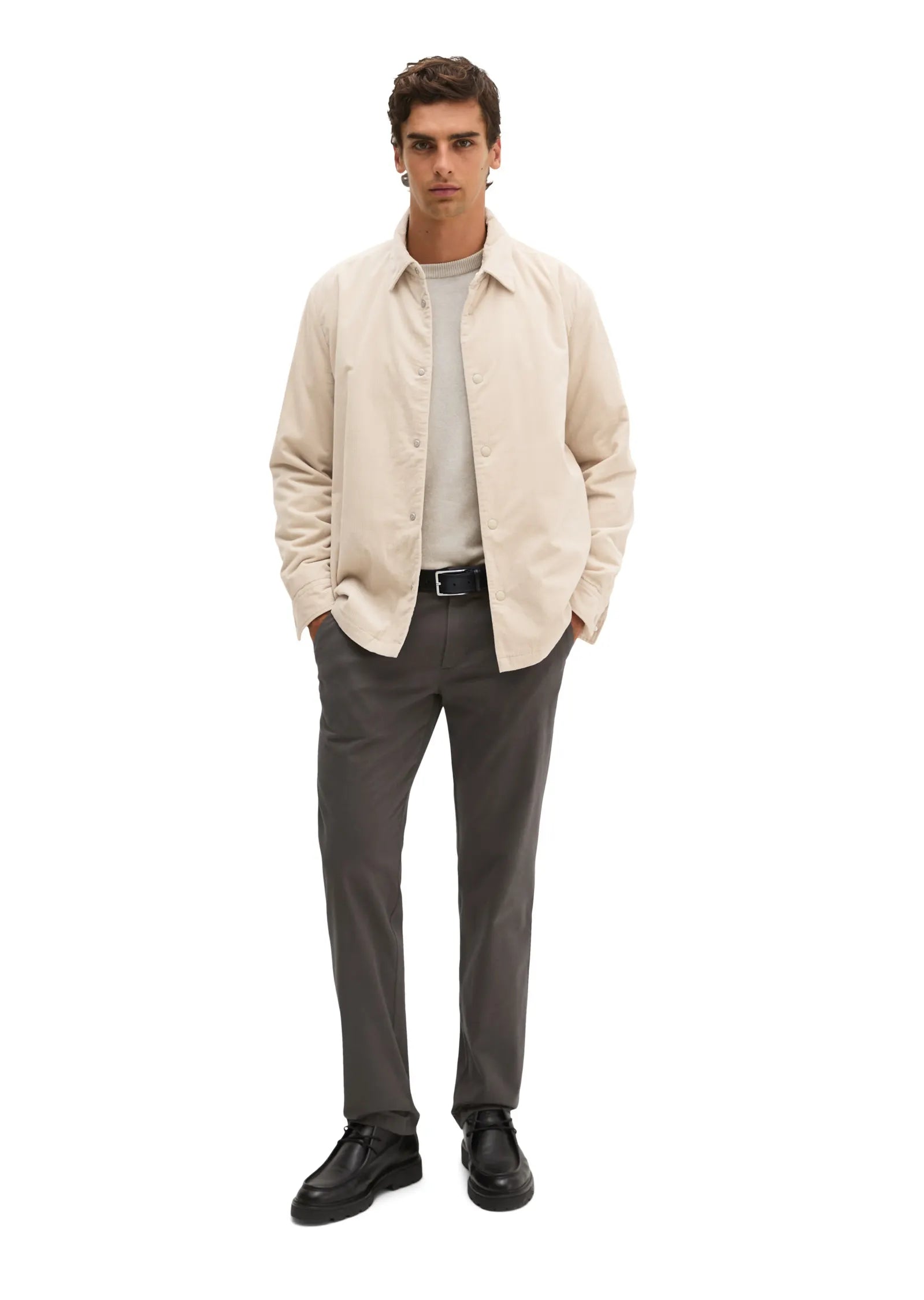 Cord-Overshirt im Regular-Fit