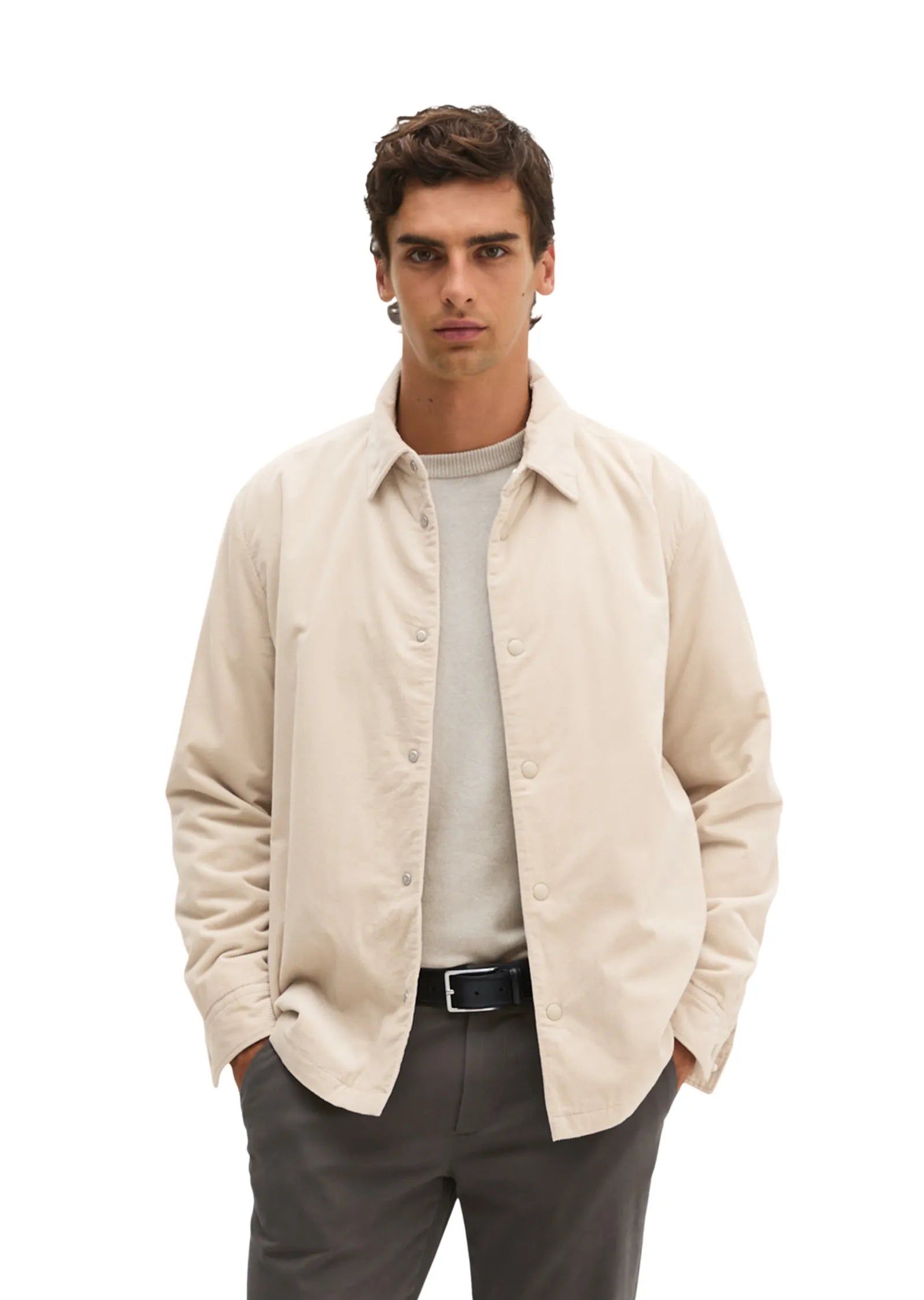Cord-Overshirt im Regular-Fit