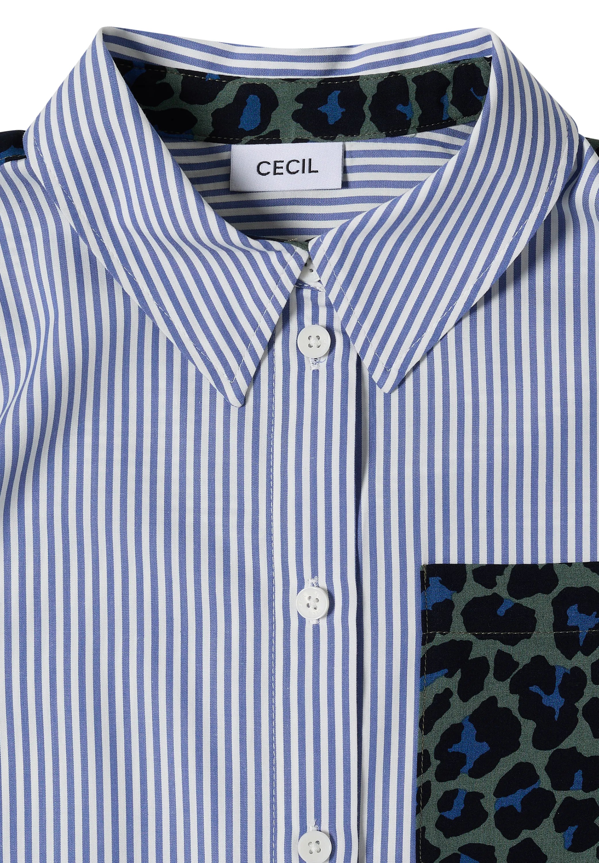 Bluse aus Baumwollmix