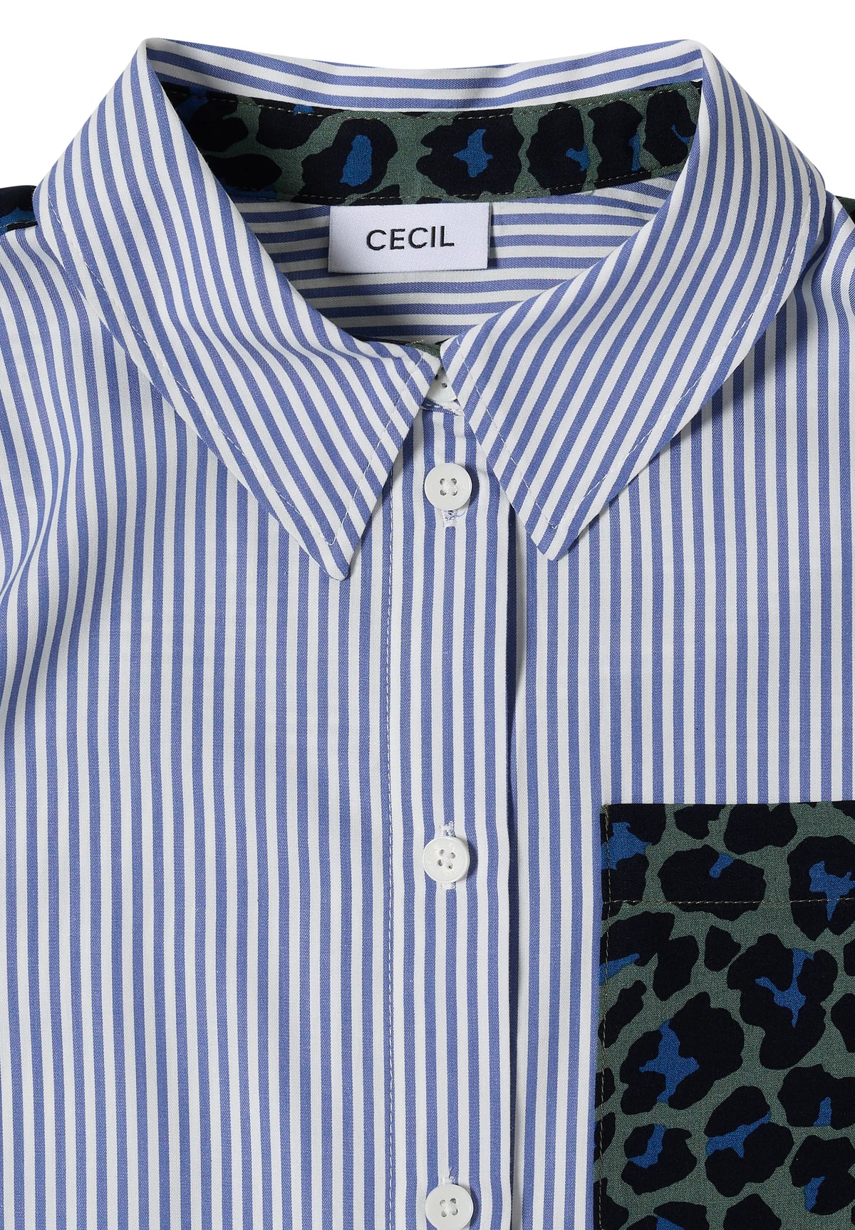 Bluse aus Baumwollmix