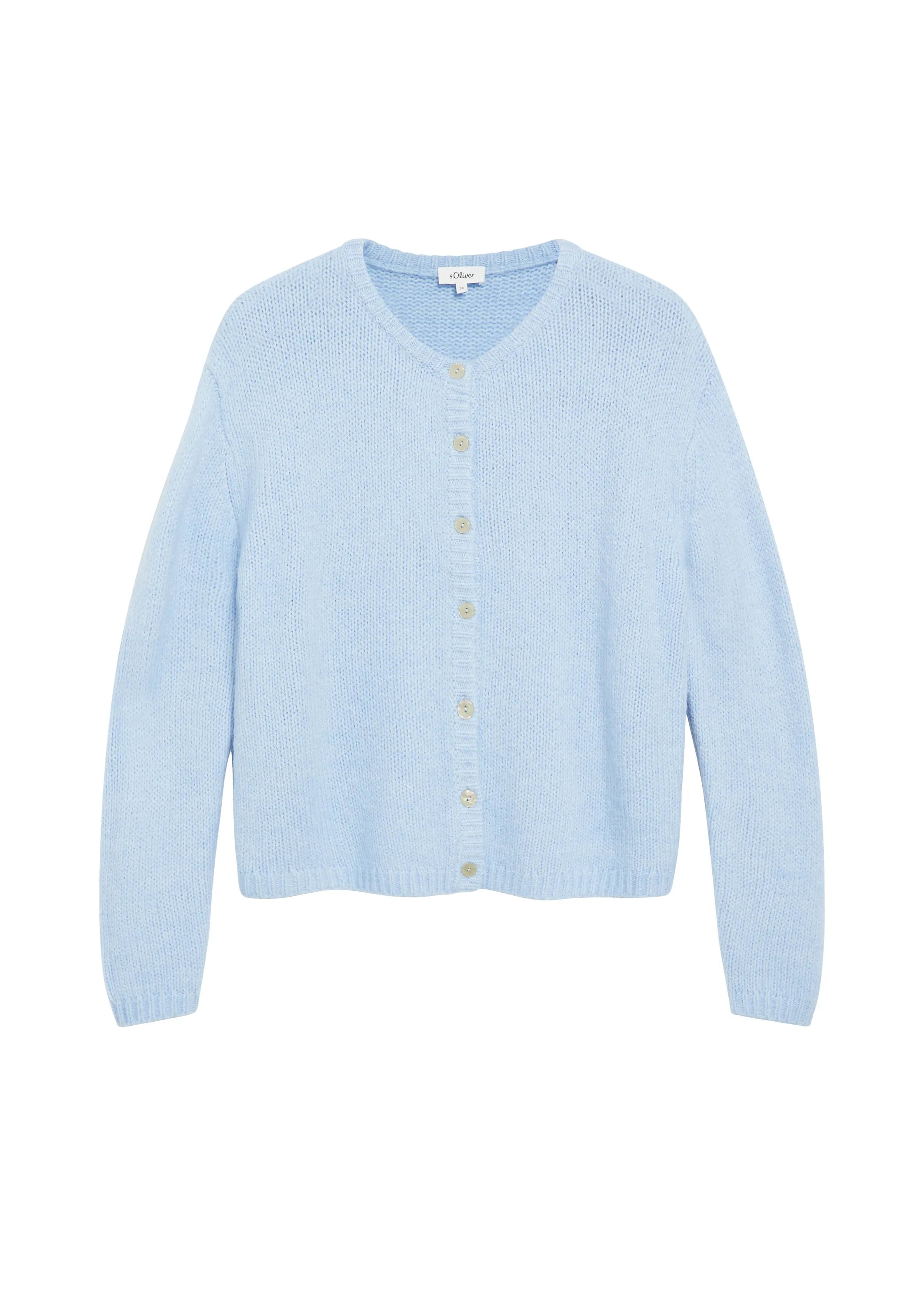 Strickjacke mit Knopfleiste