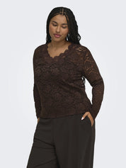 Langarmshirt CARNIKKA aus feinem Mesh