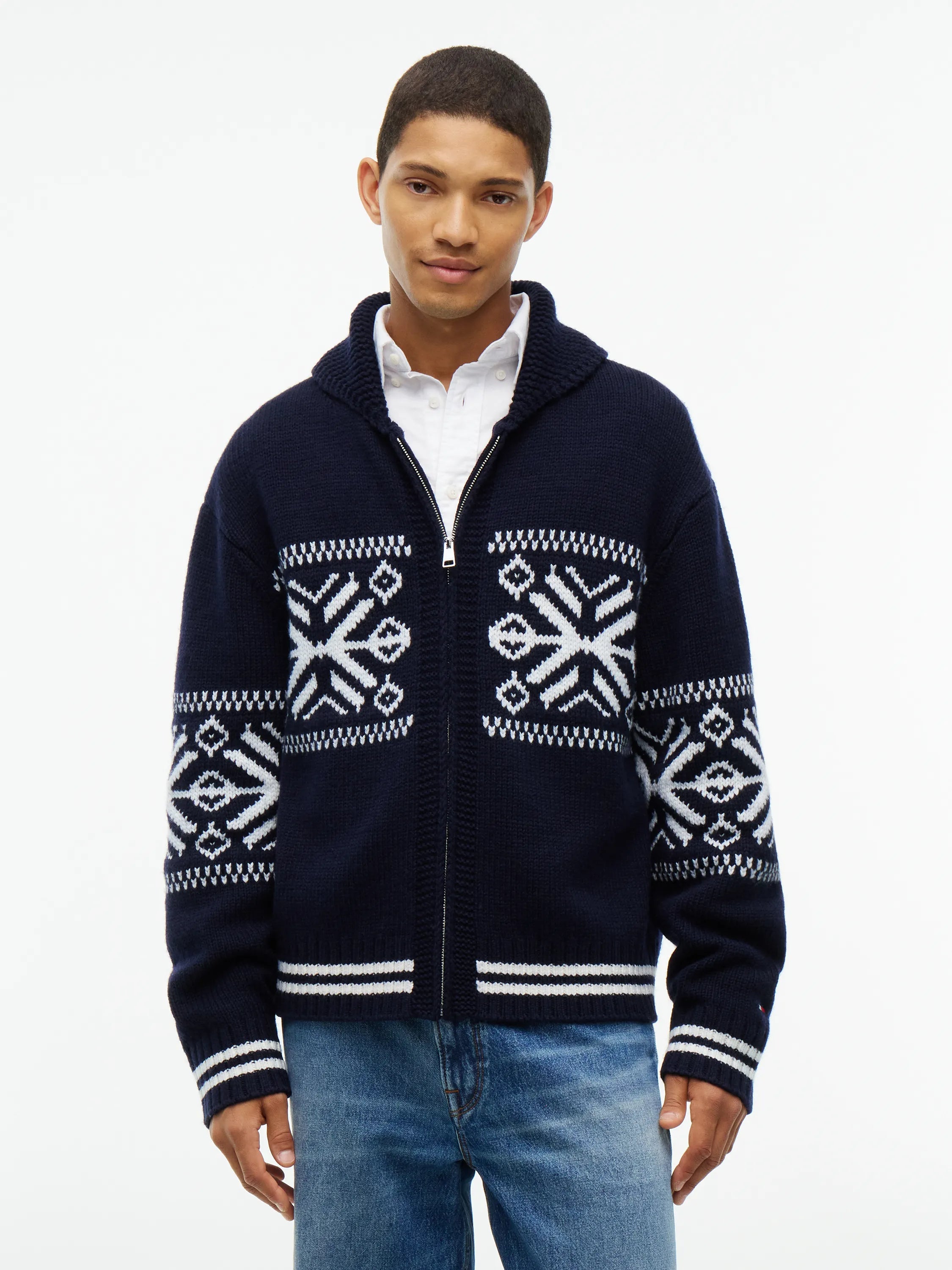 Strickjacke aus Wollmix