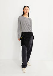 Oversized Langarmshirt aus Bio-Baumwolle