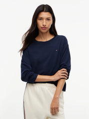 Langarmshirt aus Baumwolle