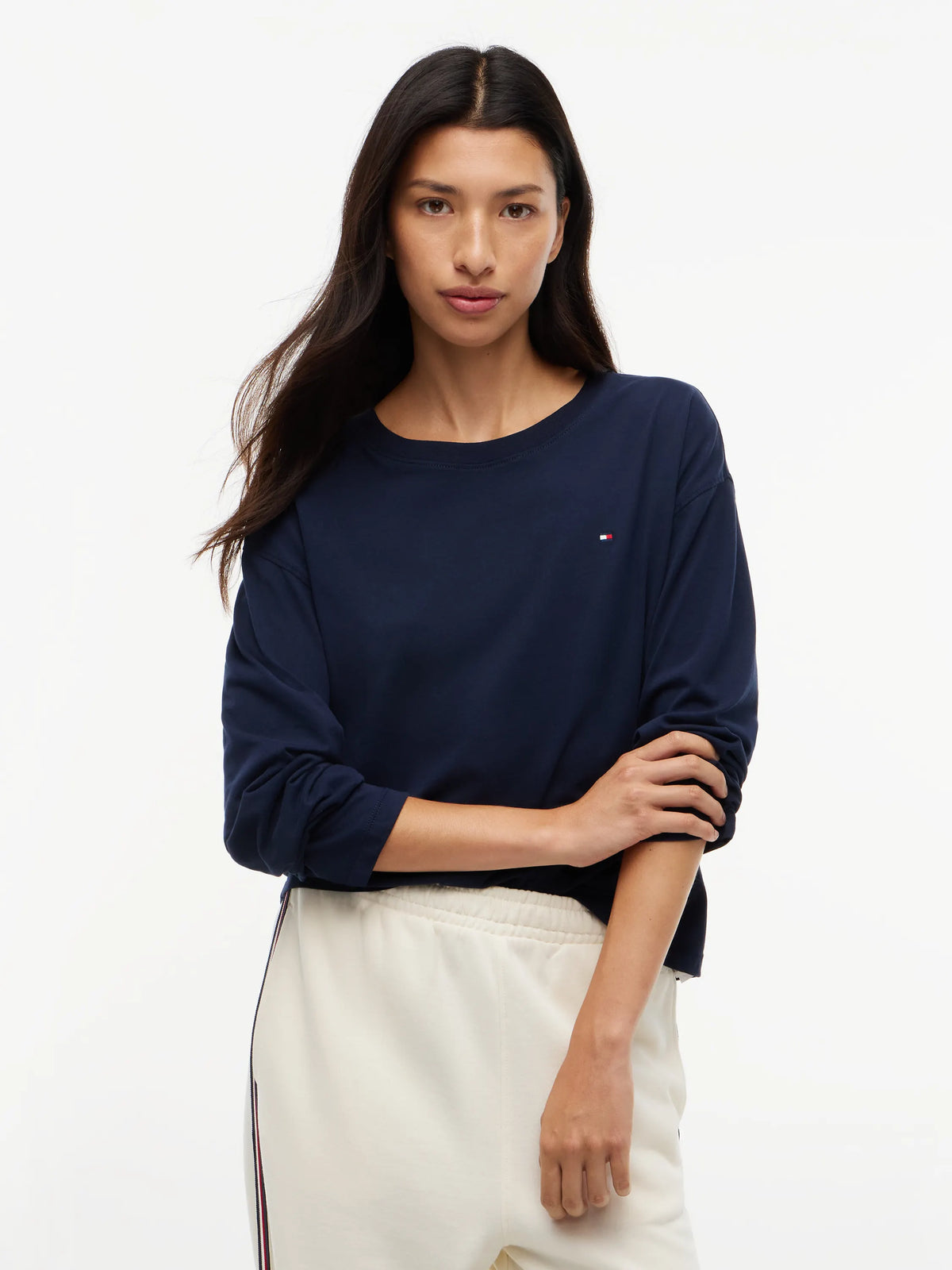 Langarmshirt aus Baumwolle