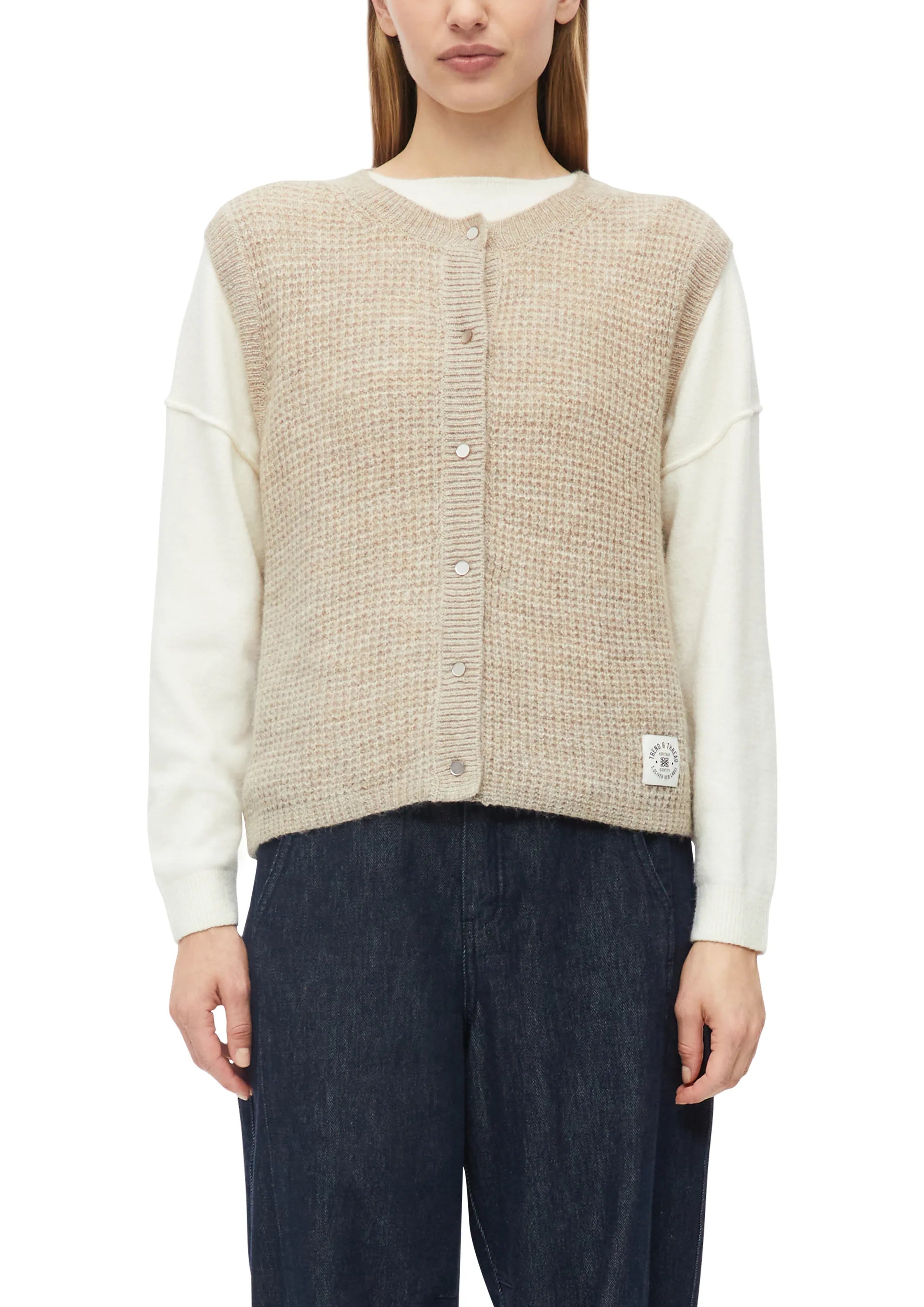 Strickjacke Regular Fit