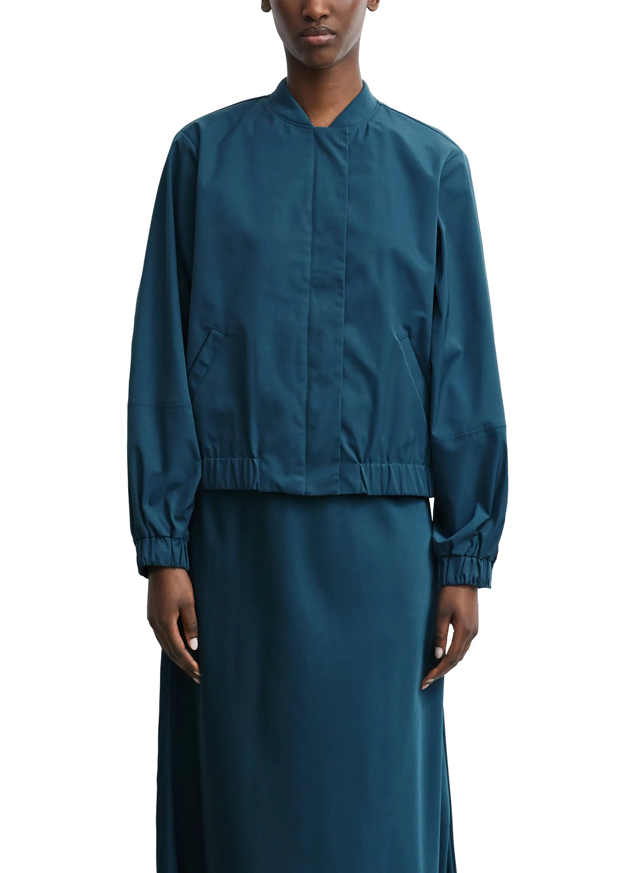 Bomberjacke aus Baumwollmix