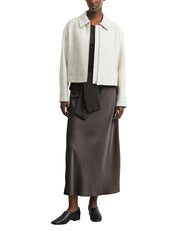 Bouclé-Jacke aus Wollmix