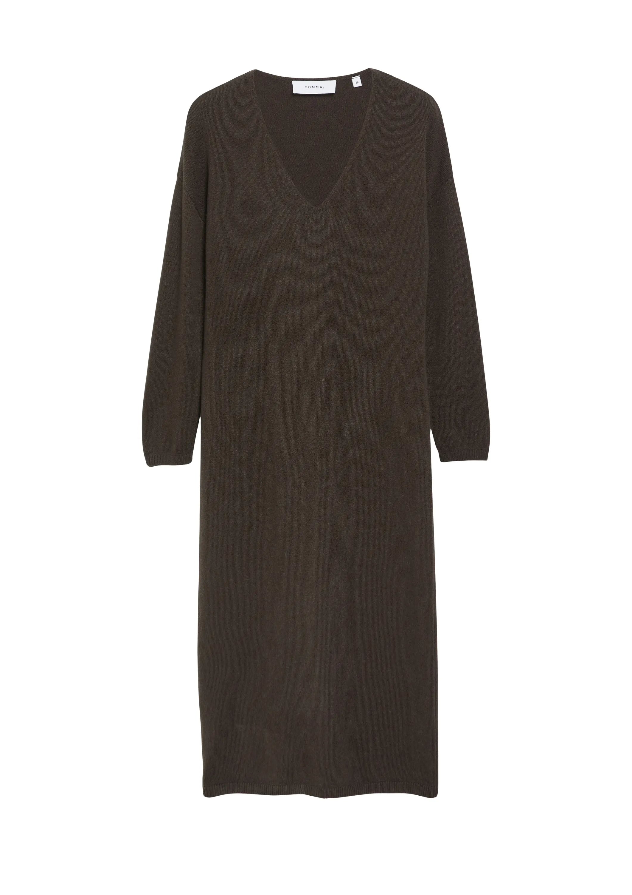 Strickkleid Midi aus Wollmix