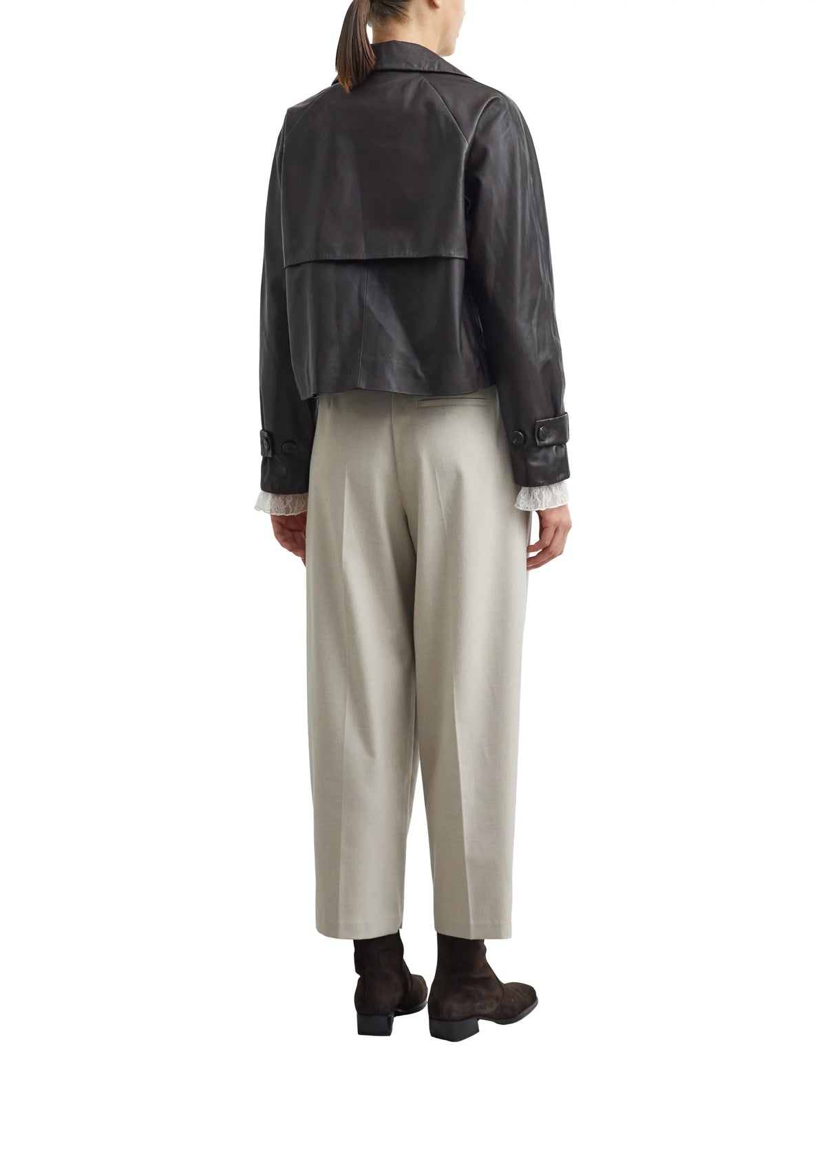 Bundfaltenhose Wide Leg